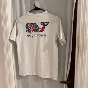 Vineyard vines edgartown kids white  t shirt size lg